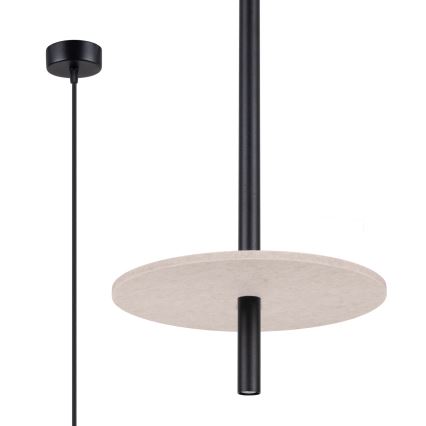Luster na sajli FELTRO 1xG9/8W/230V crno/krem