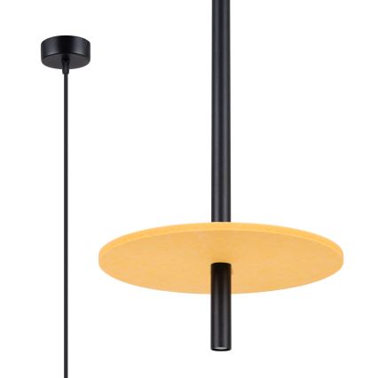 Luster na kabelu FELTRO 1xG9/8W/230V crna/žuta