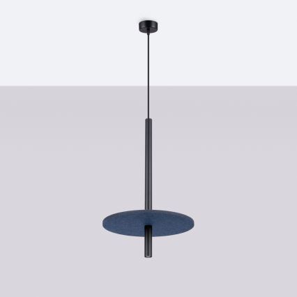 Luster na sajli FELTRO 1xG9/8W/230V crna/plava