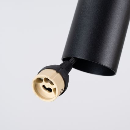 Viseći luster PELTA 1xGU10/10W/230V crna/krem