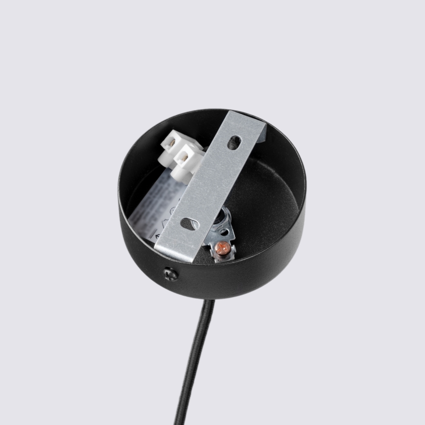Viseća svjetiljka na kabelu PELTA 1xGU10/10W/230V crna/žuta
