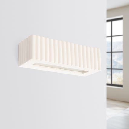 Zidna svjetiljka RIGATA 1xE27/15W/230V keramika/bijela