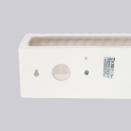 Zidna svjetiljka RIGATA 1xE27/15W/230V keramika/bijela