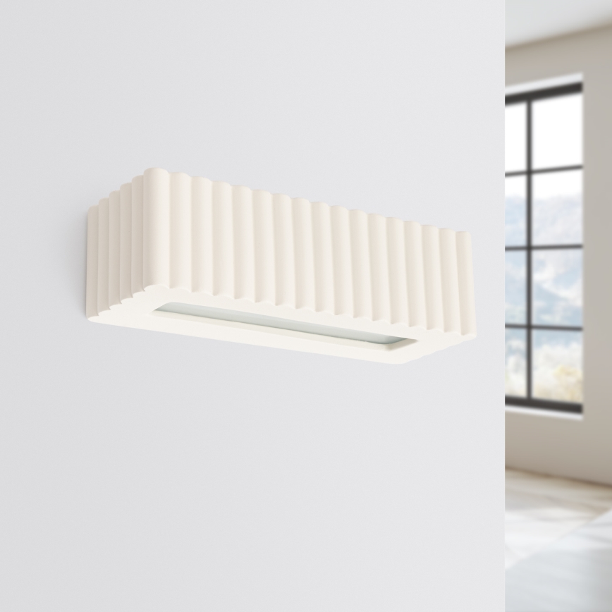 Zidna svjetiljka RIGATA 1xE27/15W/230V keramika/krem