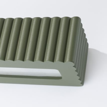 Zidna svjetiljka RIGATA 1xE27/15W/230V keramička/zelena