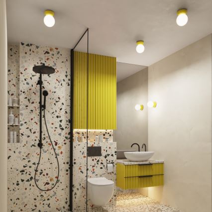 Kupaonsko zidno svjetlo ZORI 1xG9/8W/230V IP44 žuto