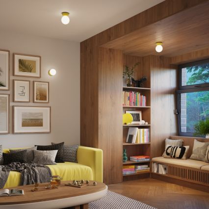 Kupaonsko zidno svjetlo ZORI 1xG9/8W/230V IP44 žuto