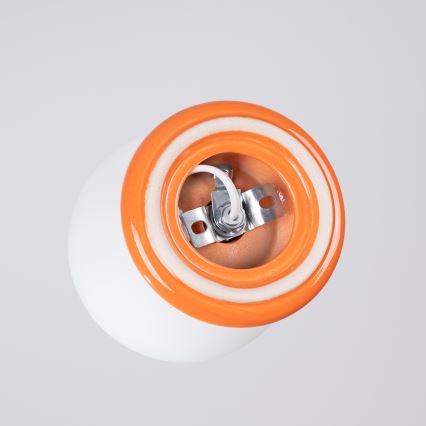 Kupaonsko zidno svjetlo ZORI 1xG9/8W/230V IP44 narančasto