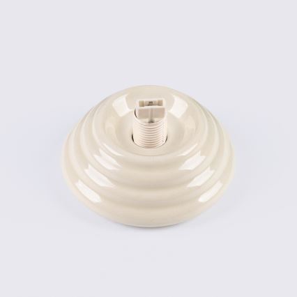 Kupaonska stropna svjetiljka ZORI 1xG9/8W/230V Ø 12 cm IP44 bež