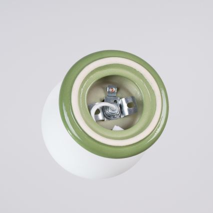 Kupaonsko stropno svjetlo ZORI 1xG9/8W/230V, promjer 12 cm, IP44, zeleno