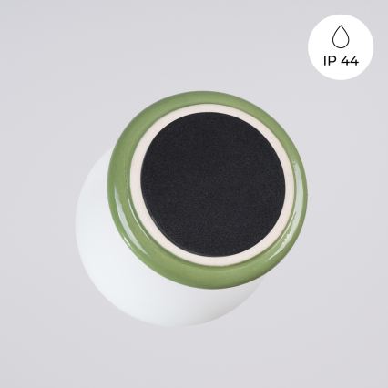 Kupaonsko stropno svjetlo ZORI 1xG9/8W/230V, promjer 12 cm, IP44, zeleno