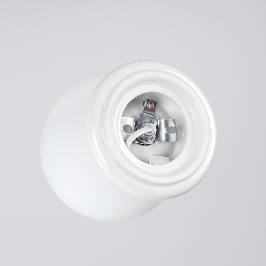 Kupaonsko stropno svjetlo ZORI 1xG9/8W/230V Ø 12 cm IP44 bijelo