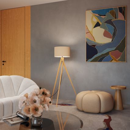 Podna lampa NATT 1xE27/15W/230V taupe