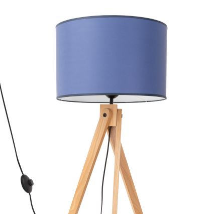 Podna svjetiljka NATT 1xE27/15W/230V plava