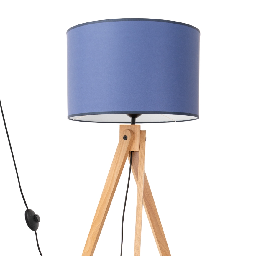 Podna svjetiljka NATT 1xE27/15W/230V plava