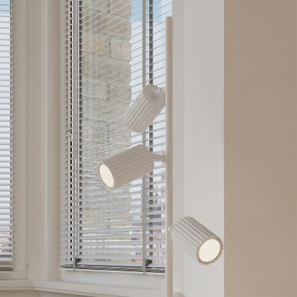 Podna lampa KARBON 3xGU10/10W/230V bijela