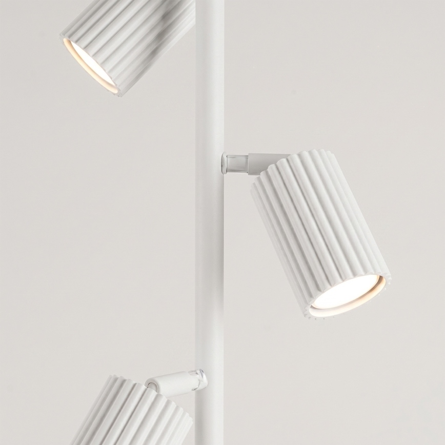 Podna lampa KARBON 3xGU10/10W/230V bijela