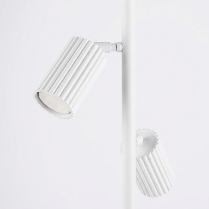 Podna lampa KARBON 3xGU10/10W/230V bijela