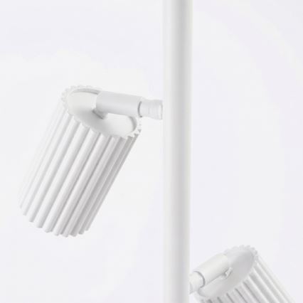 Podna lampa KARBON 3xGU10/10W/230V bijela