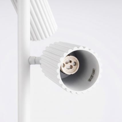 Podna lampa KARBON 3xGU10/10W/230V bijela