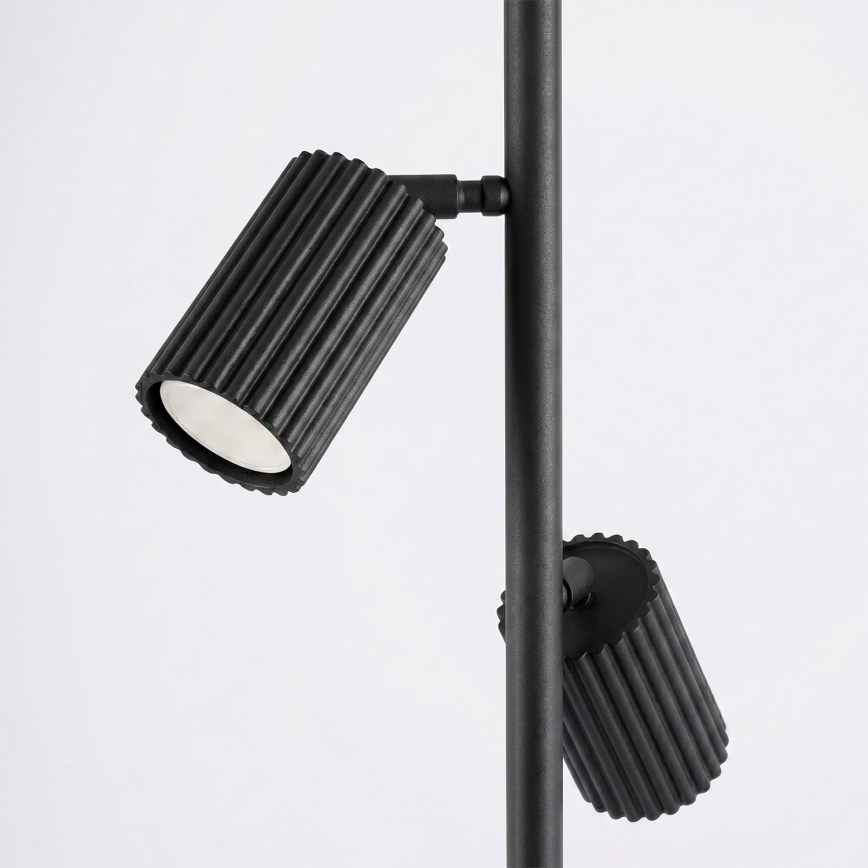 Podna lampa KARBON 3xGU10/10W/230V crna