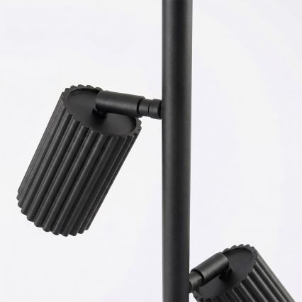 Podna lampa KARBON 3xGU10/10W/230V crna