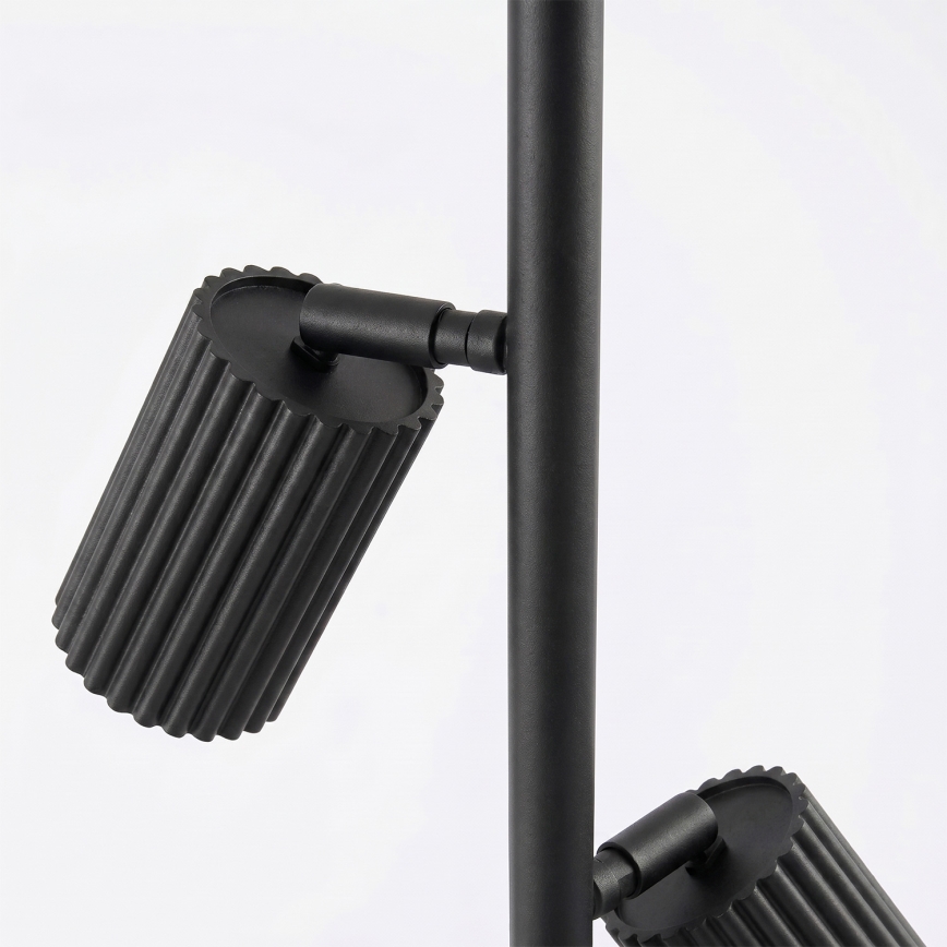 Podna lampa KARBON 3xGU10/10W/230V crna