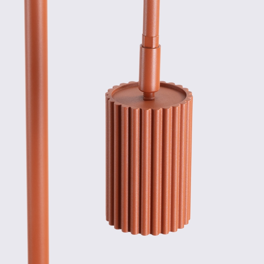 Podna svjetiljka KARBON 1xGU10/10W/230V narančasta