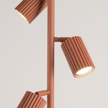 Podna lampa KARBON 3xGU10/10W/230V narančasta