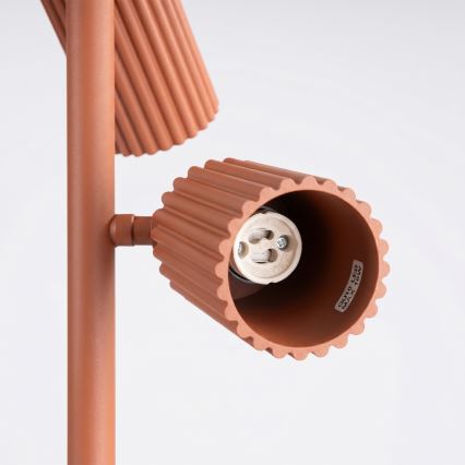 Podna lampa KARBON 3xGU10/10W/230V narančasta
