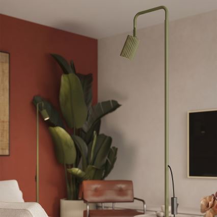 Stojeća lampa KARBON 1xGU10/10W/230V zelena