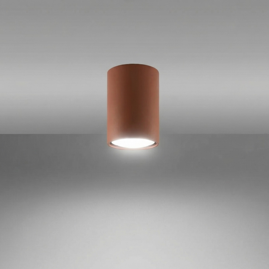 Spot svjetiljka LAGOS 1xGU10/10W/230V 10 cm smeđa