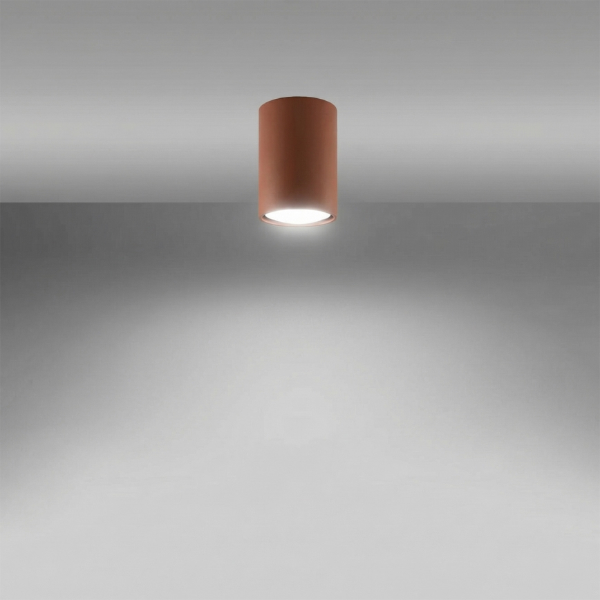 Spot svjetiljka LAGOS 1xGU10/10W/230V 10 cm smeđa