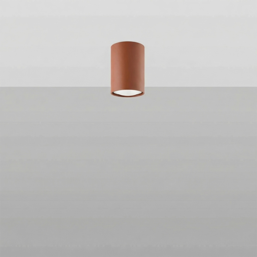 Spot svjetiljka LAGOS 1xGU10/10W/230V 10 cm smeđa