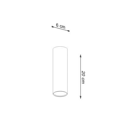 Usmjerivačka svjetiljka LAGOS 1xGU10/10W/230V, 20 cm, zelena