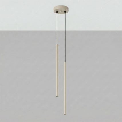 Luster na sajli PASTELO 2xG9/8W/230V taupe