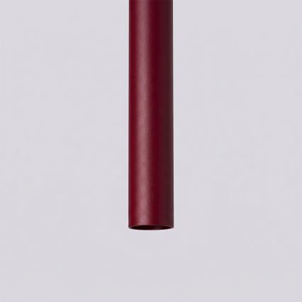 Luster na sajli PASTELO 2xG9/8W/230V crvena