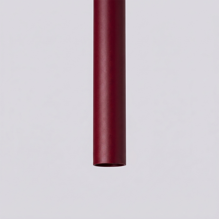 Luster na sajli PASTELO 2xG9/8W/230V crvena