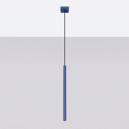 Luster na sajli PASTELO 1xG9/8W/230V plavi