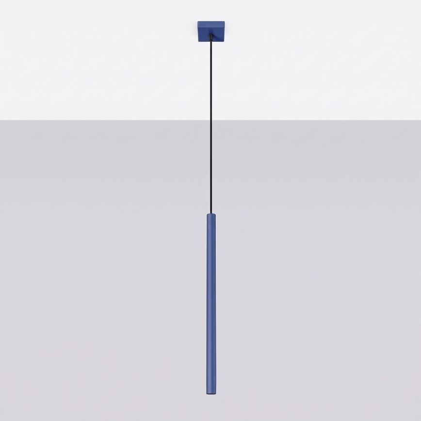 Luster na sajli PASTELO 1xG9/8W/230V plavi