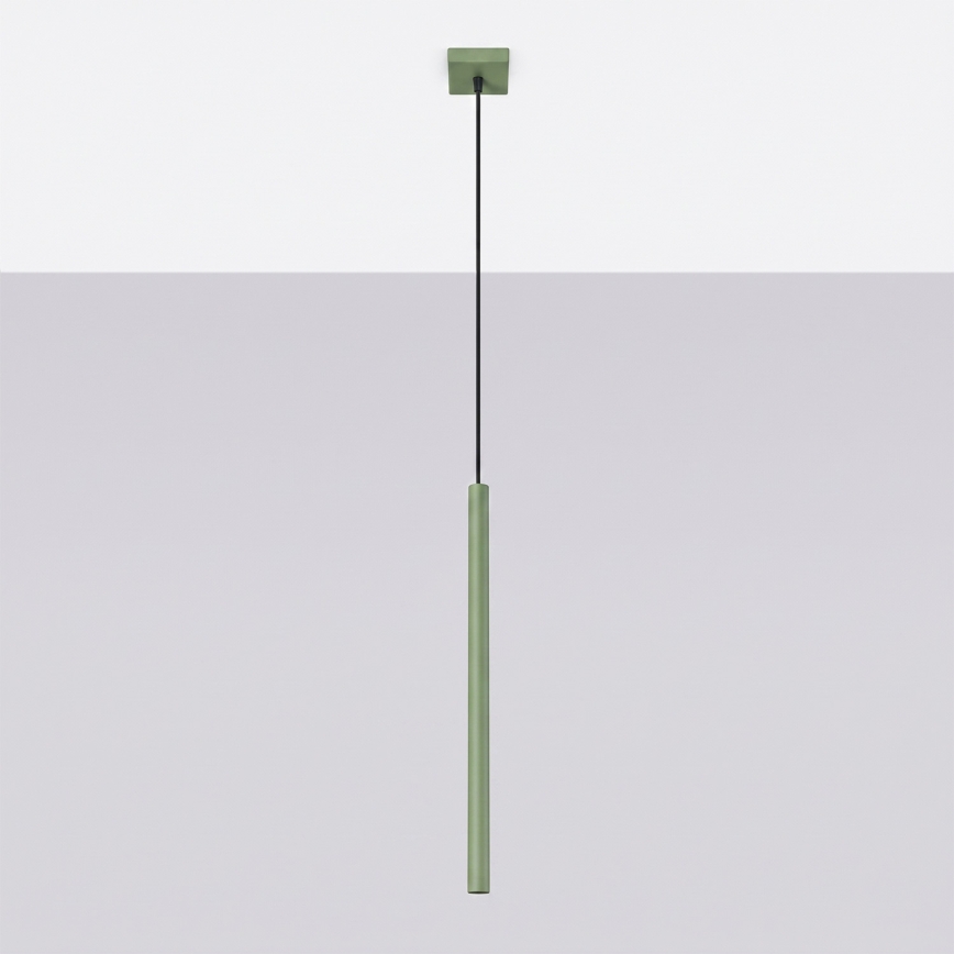 Luster na sajli PASTELO 1xG9/8W/230V, zelene boje
