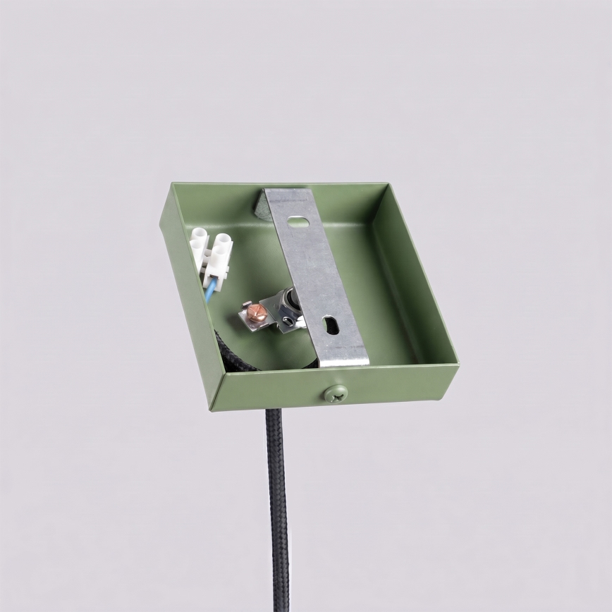 Luster na sajli PASTELO 1xG9/8W/230V, zelene boje