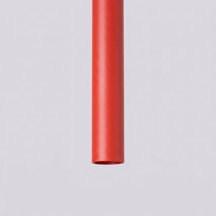 Luster na kabelu PASTELO 1xG9/8W/230V crvena