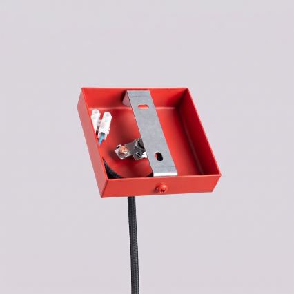 Luster na kabelu PASTELO 1xG9/8W/230V crvena