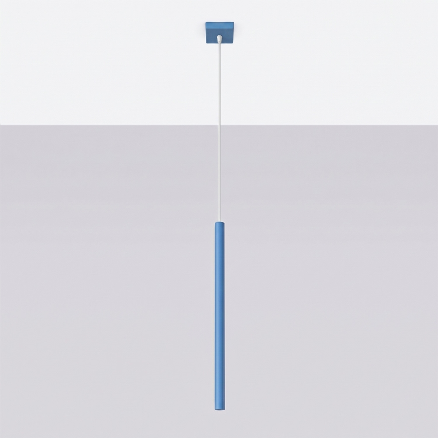Luster na sajli PASTELO 1xG9/8W/230V plavi