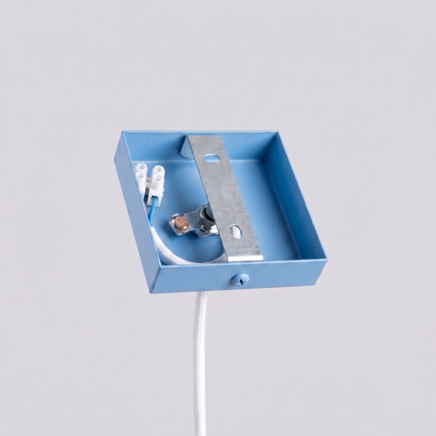 Luster na sajli PASTELO 1xG9/8W/230V plavi