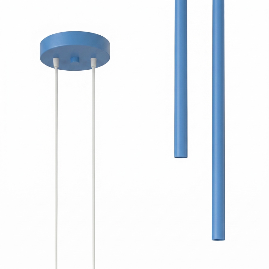 Luster na sajli PASTELO 2xG9/8W/230V plavi
