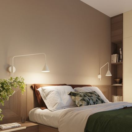 Zidna lampa NOX 1xE14/10W/230V krem boje