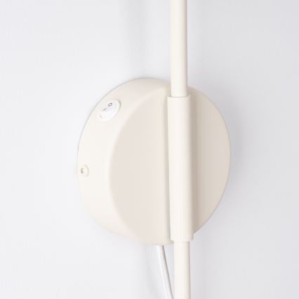 Zidna lampa NOX 1xE14/10W/230V krem boje