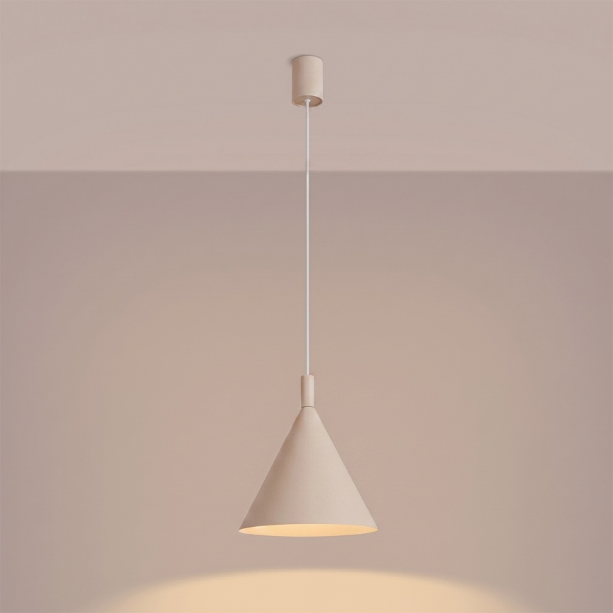 Luster na sajli NOX 1xE27/15W/230V, krem boja